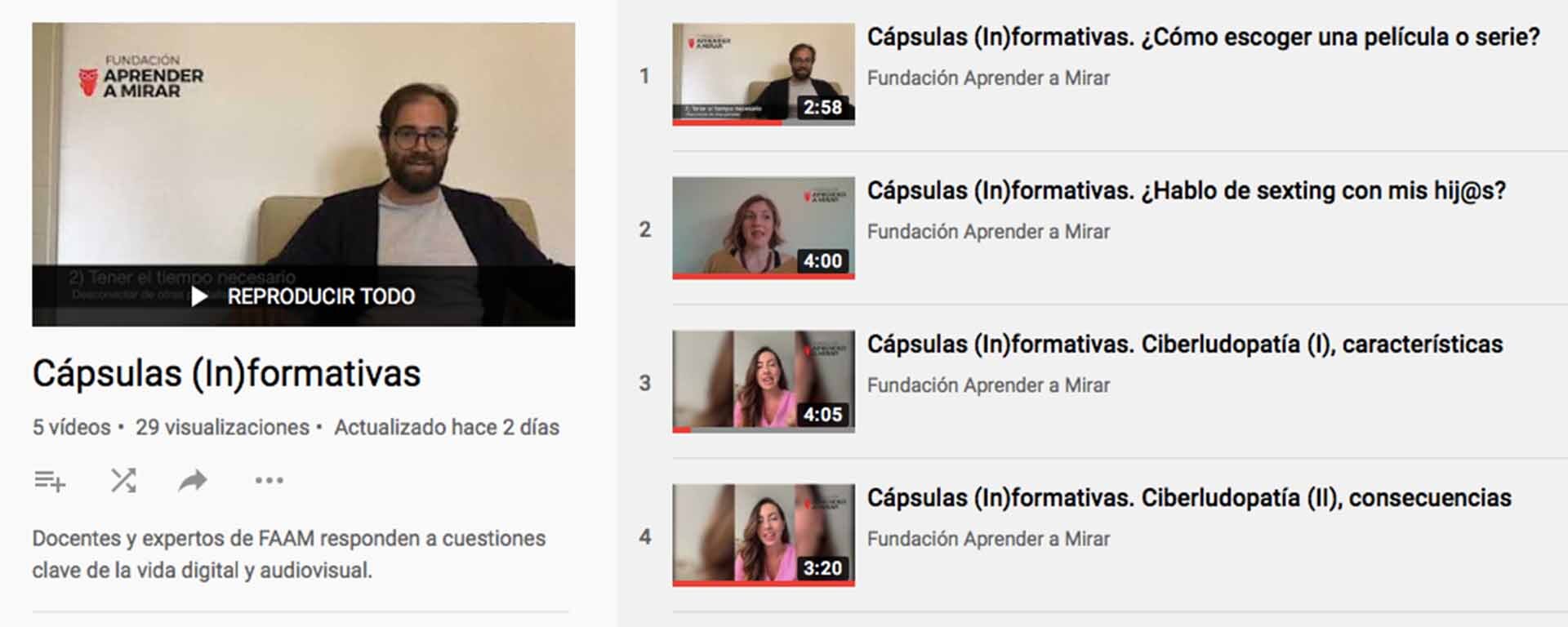 FAAM Capsulas In(formativas) 1