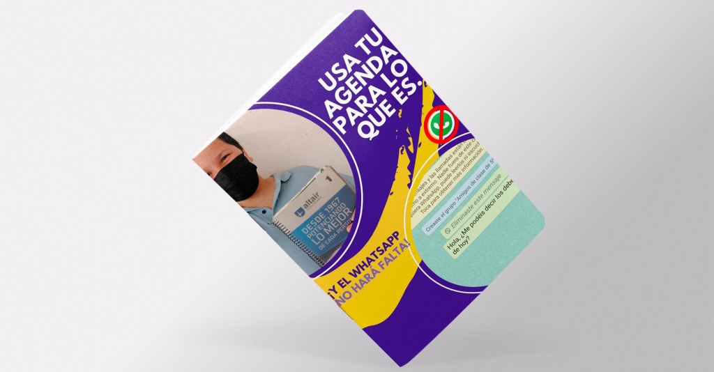 Mención especial categoría Primaria titulado Usa la agenda para lo que es