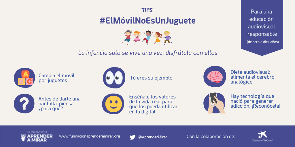 Infografía El móvil no es un juguete